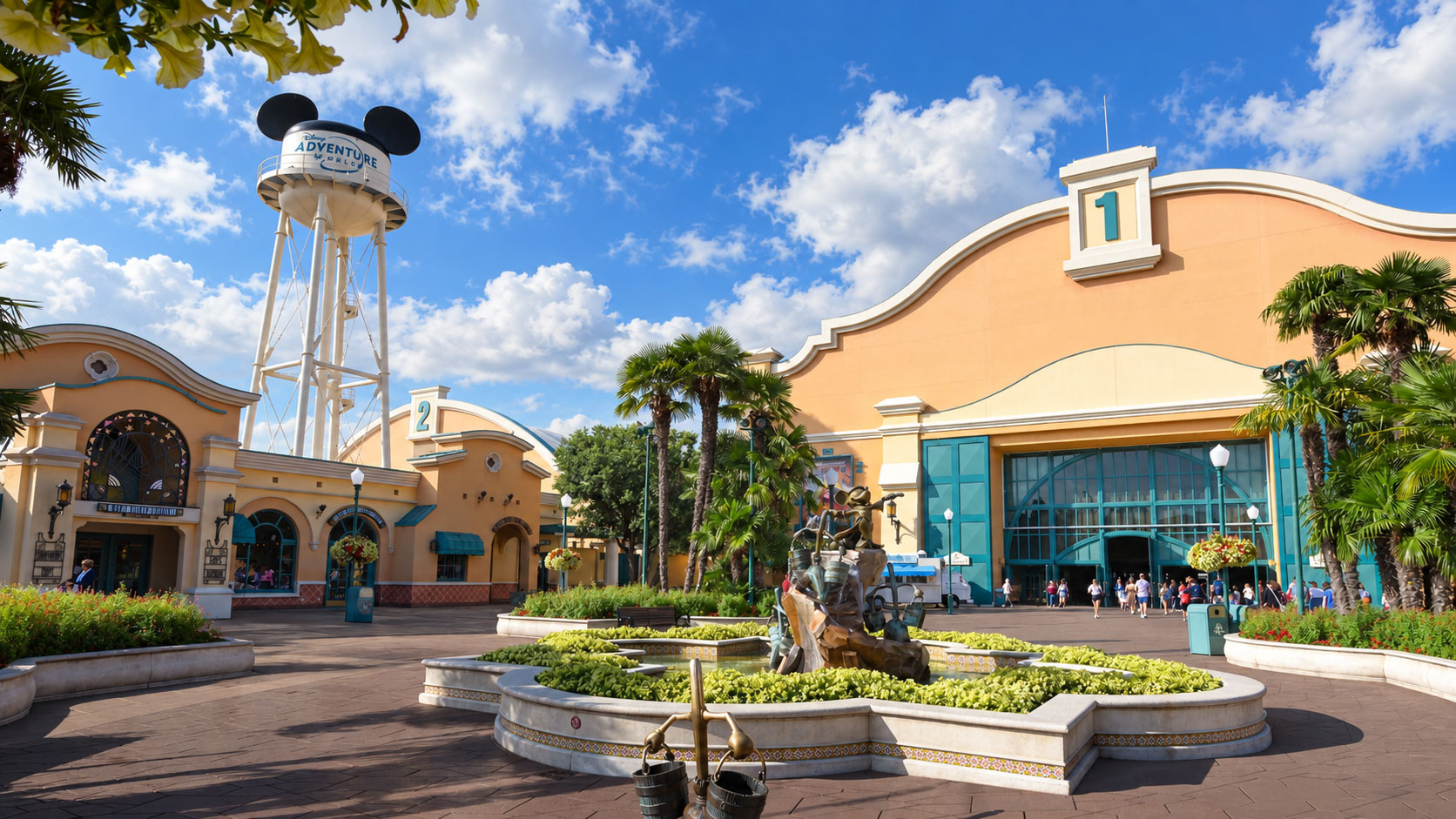 Entrée de Disney adventure world