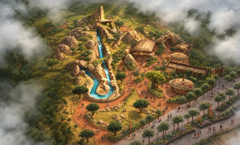 futur land le roi lion à Disney Adventure World