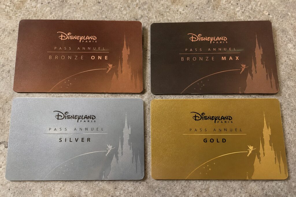 les différents pass annuel de dlp