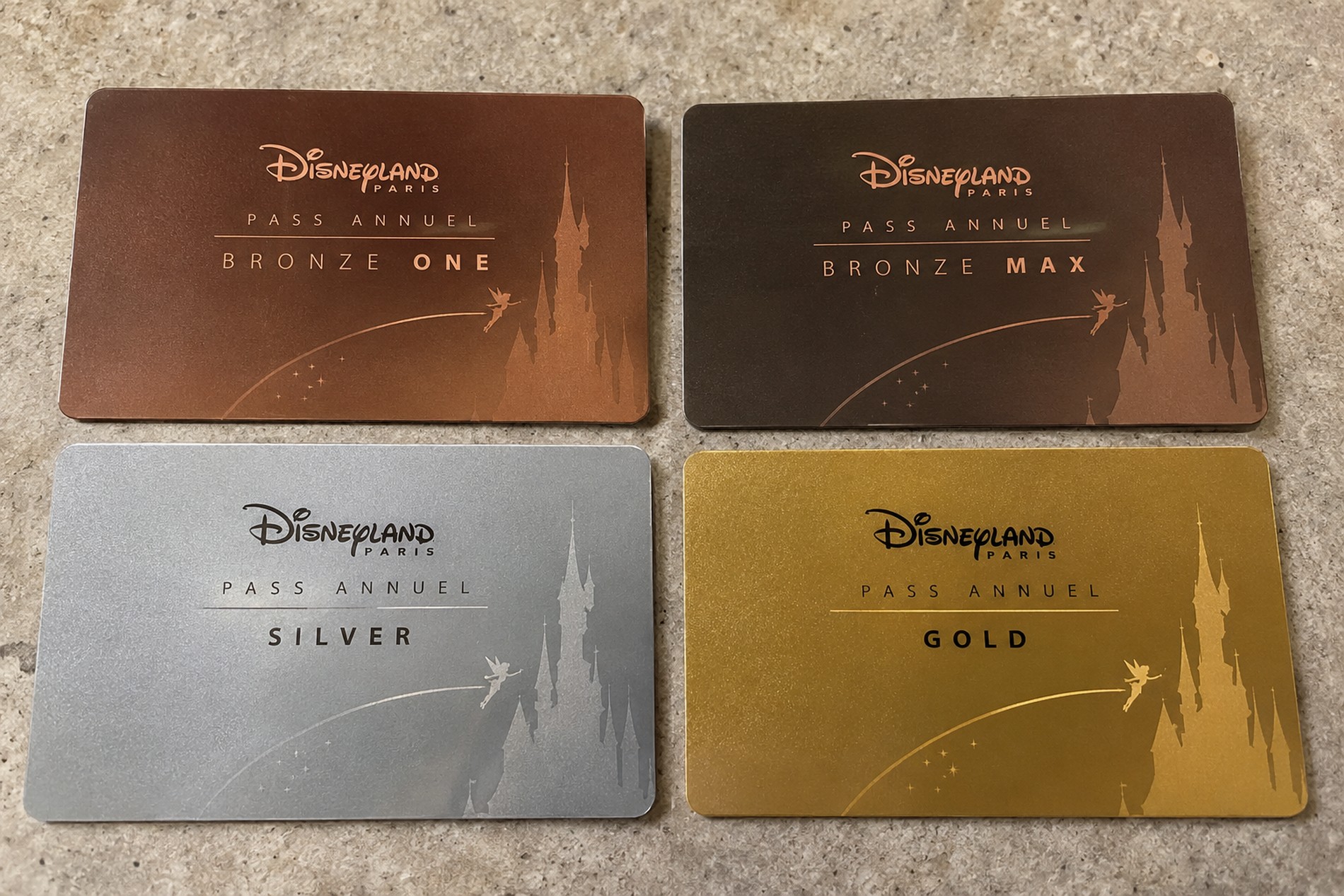 les différents pass annuel de dlp